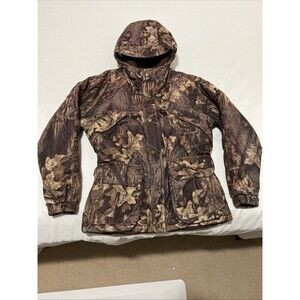 Cabela’s Outdoor Gear YOUTH XL Camo Insulated Hunting Jacket Brown CHILD Hiking